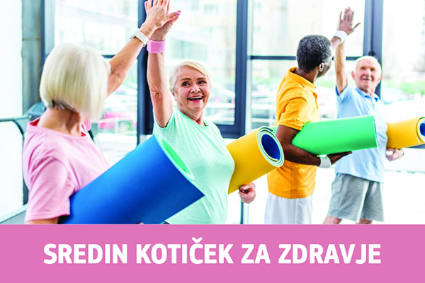 Sredin kotiček za zdravje – Gibanje kot preventivno sredstvo pri kroničnih nenalezljivih boleznih